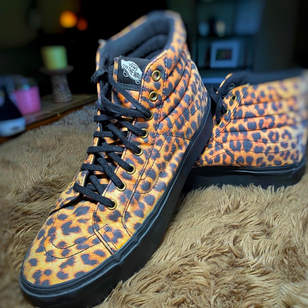Cheetah Platform Vans women’s size 10